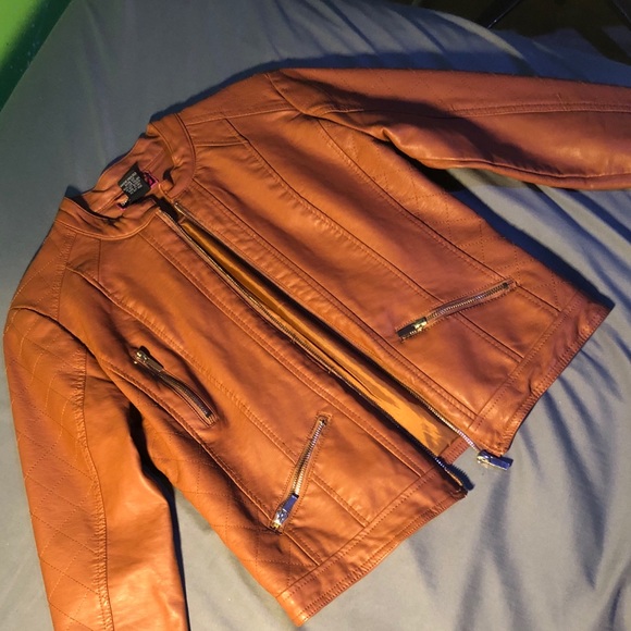 “Say What?” Polyester faux leather jacket - Picture 2 of 6